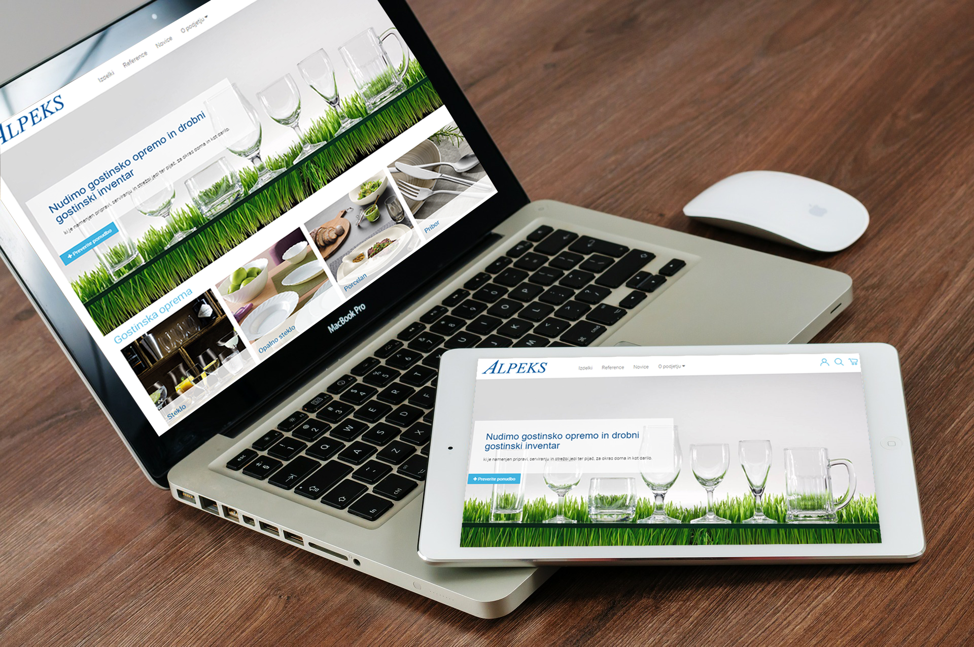 Alpeks with a new B2B online shop for caterers