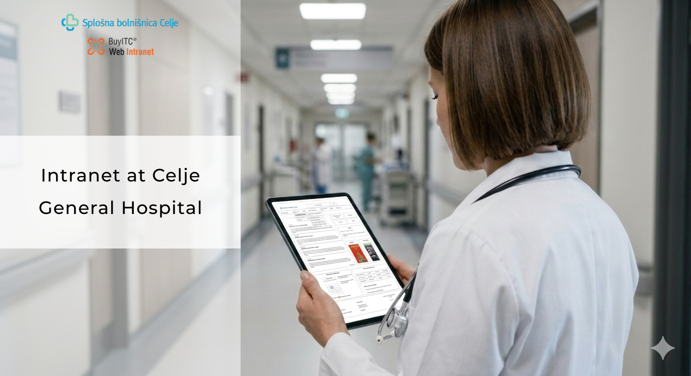 BuyITC Web Intranet at Celje General Hospital: A digital path to effective communication