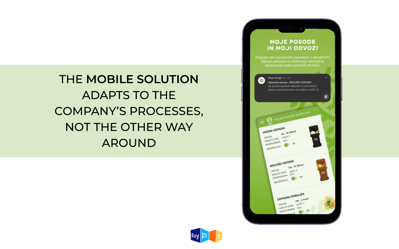 Custom mobile solutions for your business: when the app follows your way of working