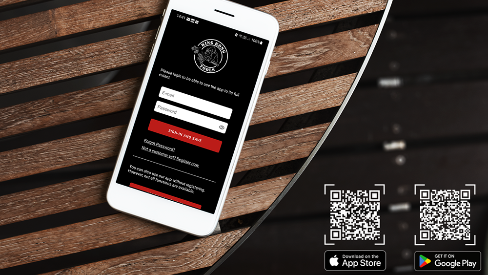 KingKong mobilna aplikacija za Android in iOS