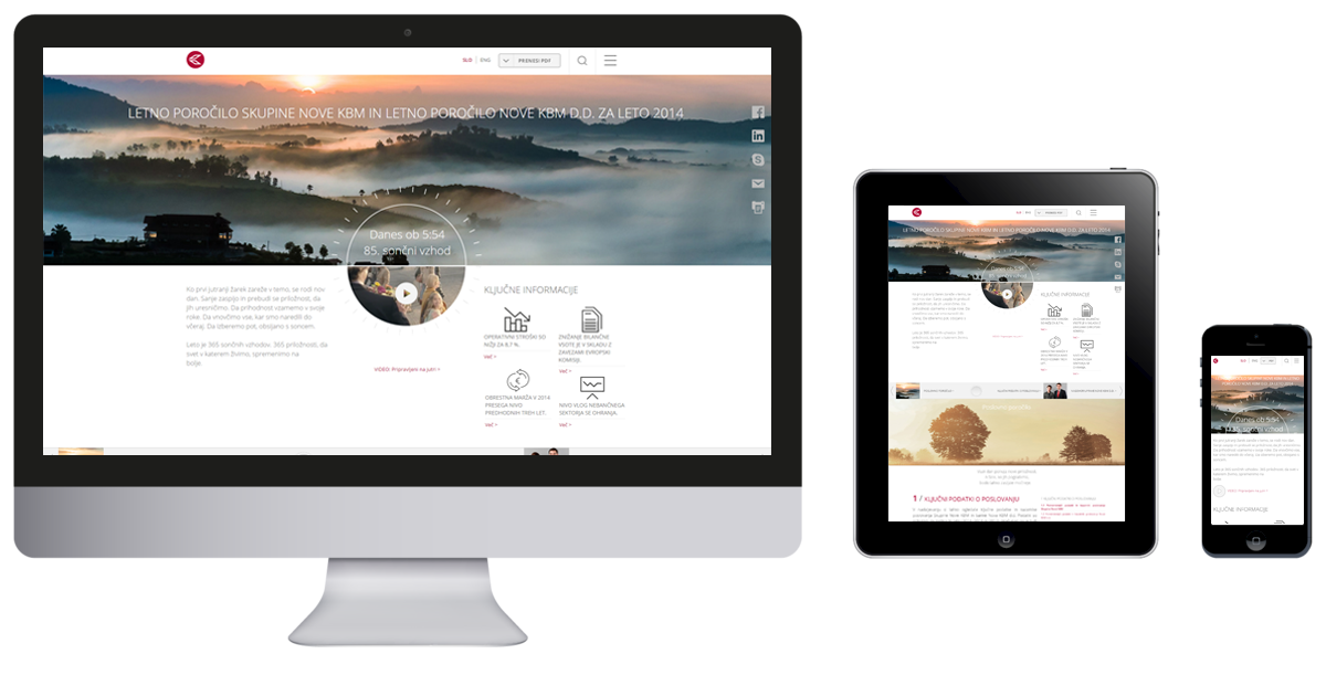 Ko prvi jutranji žarek zareže v temo, se rodi nov dan. In nova responsive spletna stran!