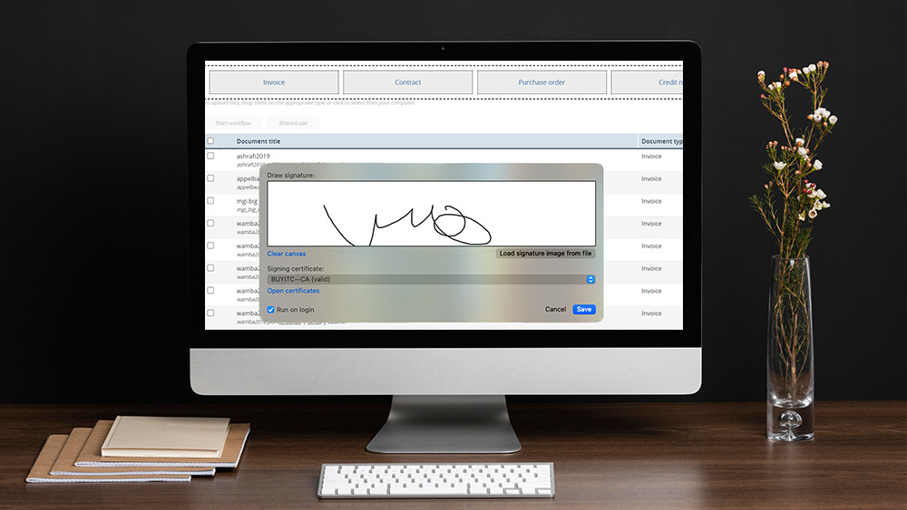 Podpisna komponenta bDocs Signing zdaj na voljo tudi v Apple Store!